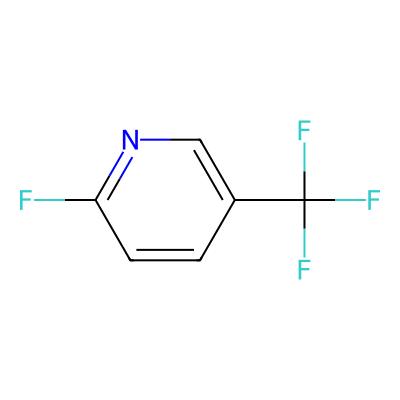 Chemical structure of 2-Fluoro-5-(trifluoromethyl)pyridine
