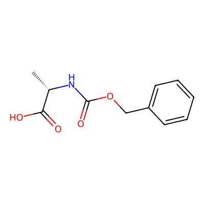 Chemical structure of ((Benzyloxy)carbonyl)-L-alanine