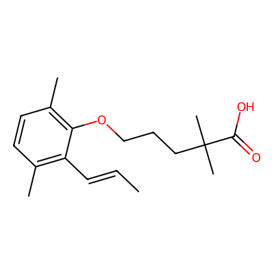 Chemical structure of Gemfibrozil EP Impurity D