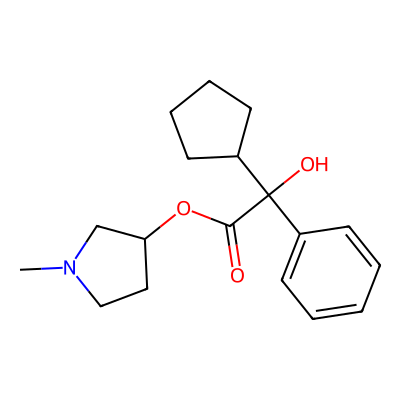 Chemical structure of Glycopyrronium Bromide EP Impurity G