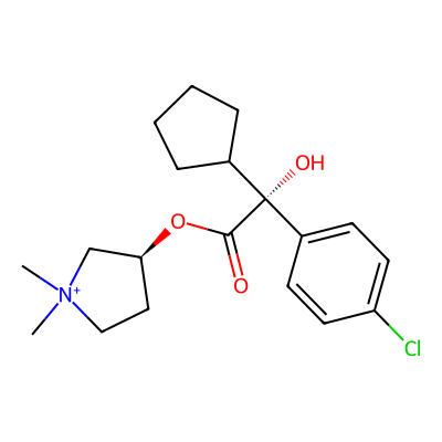 Chemical structure of Glycopyrronium Bromide EP Impurity I