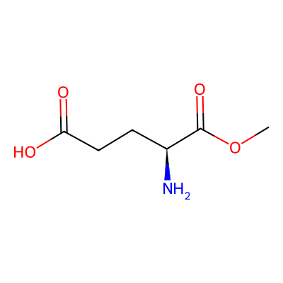 Chemical structure of L-Glutamic Acid alpha-Methyl Ester