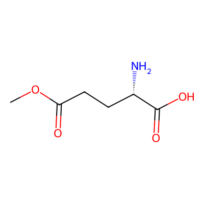 Chemical structure of L-Glutamic Acid 5-Methyl Ester