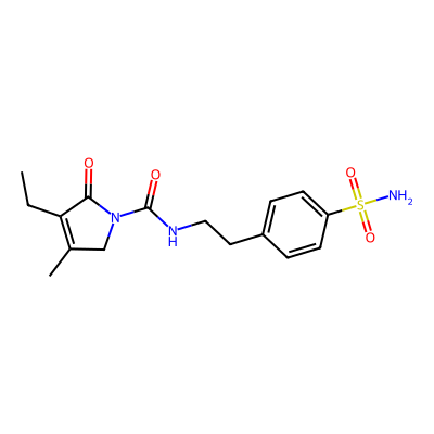 Chemical structure of Glimepiride Impurity B