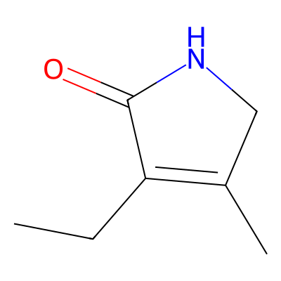 Chemical structure of 3-Ethyl-4-methyl-3-pyrrolin-2-one