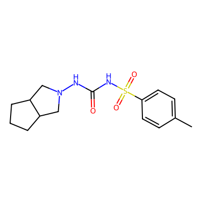 Chemical structure of Gliclazide