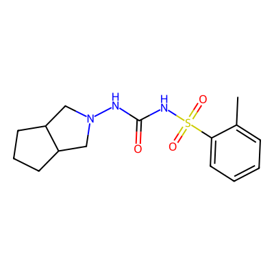 Chemical structure of Gliclazide Impurity F