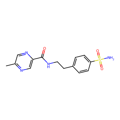 Chemical structure of Glipizide EP Impurity A
