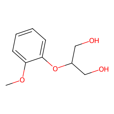 Chemical structure of Guaifenesin EP Impurity B