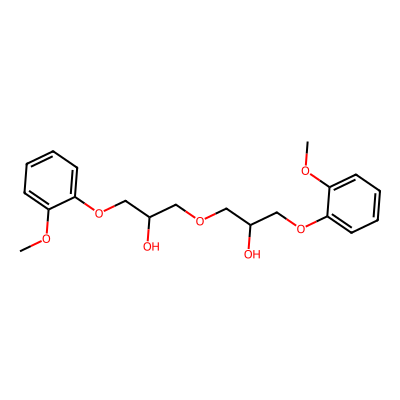 Chemical structure of Guaifenesin EP Impurity C