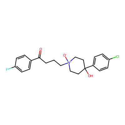 Chemical structure of Haloperidol N-Oxide