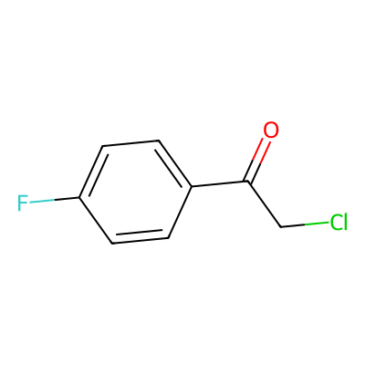 Chemical structure of 4-Fluorophenacyl Chloride