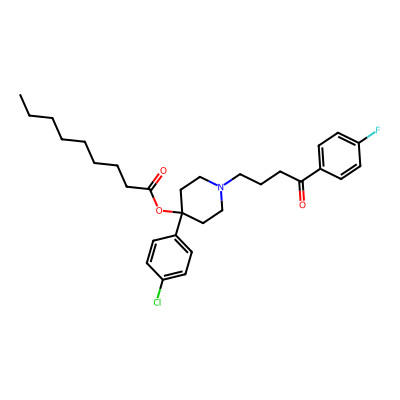 Chemical structure of Haloperidol Impurity I