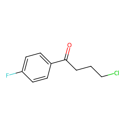 Chemical structure of Chloro fluorobutyrophenone