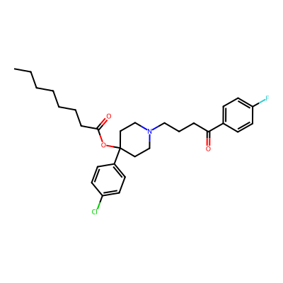 Chemical structure of Haloperidol Decanoate EP Impurity H