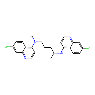 Chemical structure of Hydroxychloroquine Impurity 1