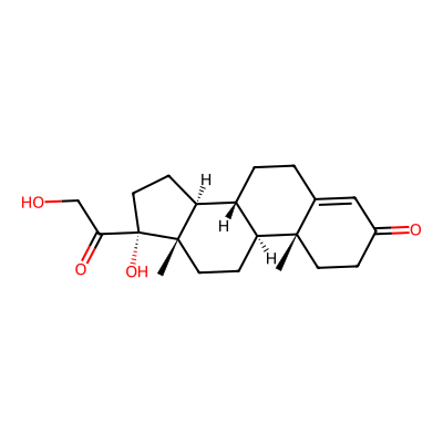 Chemical structure of Hydrocortisone EP Impurity F