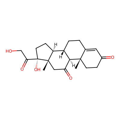 Chemical structure of Hydrocortisone Impurity B