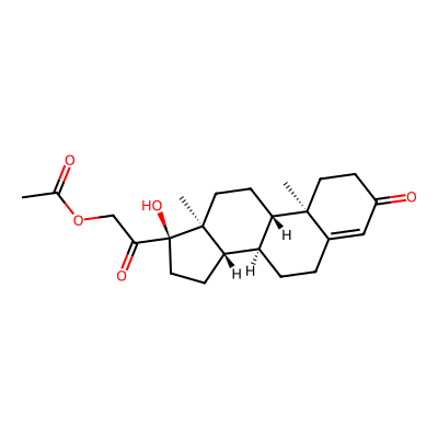 Chemical structure of Hydrocortisone Impurity K