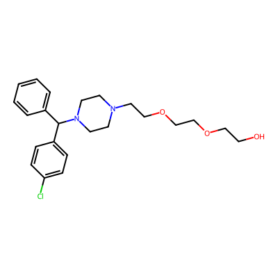 Chemical structure of Etodroxizine
