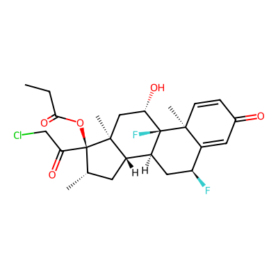 Chemical structure of Halobetasol Propinate
