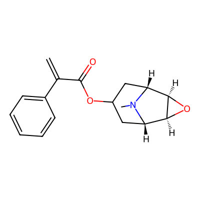 Chemical structure of Apohyoscine