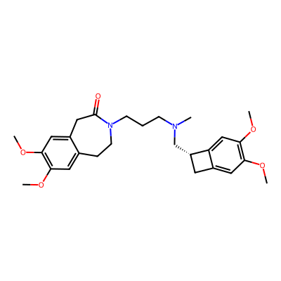 Chemical structure of Ivabradine