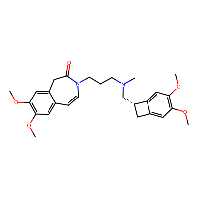 Chemical structure of Dehydro Ivabradine