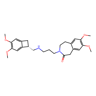 Chemical structure of Ivabradine N-Desmethyl
