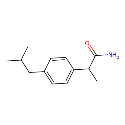Chemical structure of Ibuprofen EP Impurity C