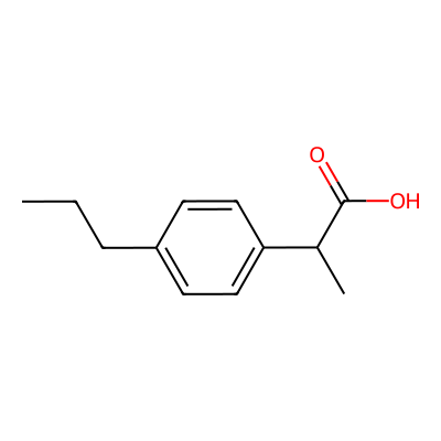 Chemical structure of Ibuprofen Propyl Analogue