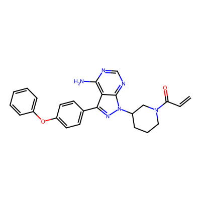 Chemical structure of Ibrutinib