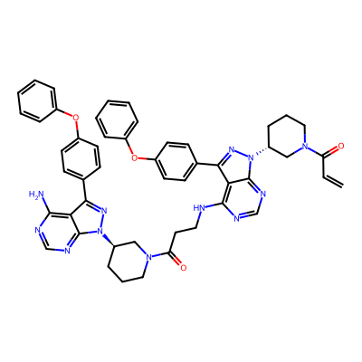 Chemical structure of Ibrutinib Dimer impurity