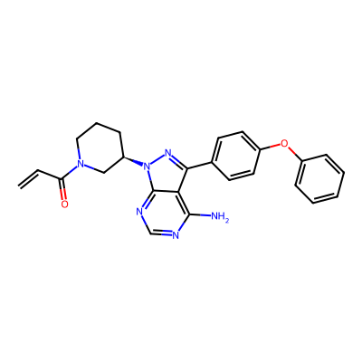 Chemical structure of Ibrutinib KSM Impurity (S)-Ibrutinib