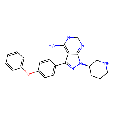 Chemical structure of Ibrutinib Amino piperidine Impurity