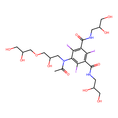 Chemical structure of Iohexol Impurity B