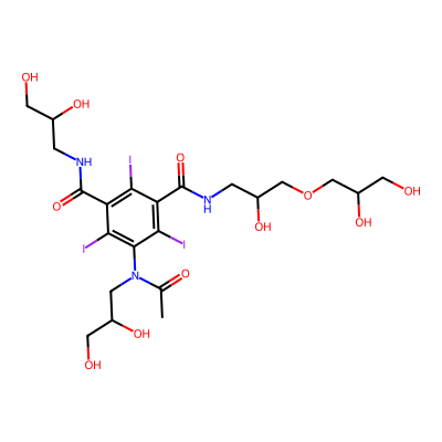 Chemical structure of Iohexol Impurity D