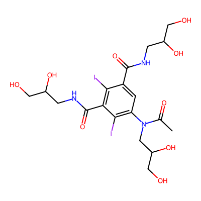 Chemical structure of Iohexol Impurity H