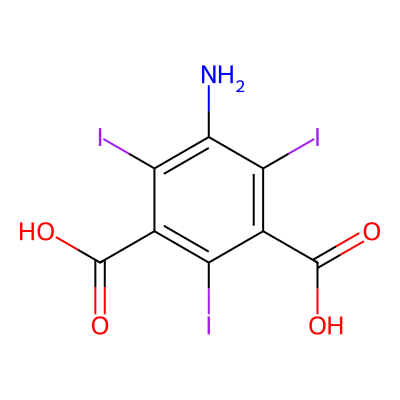 Chemical structure of Iohexol EP Impurity K