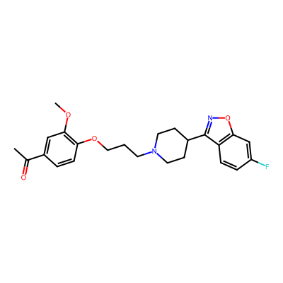 Chemical structure of Iloperidone