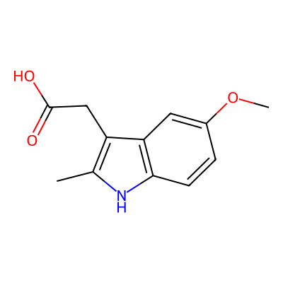 Chemical structure of Indometacin Impurity B