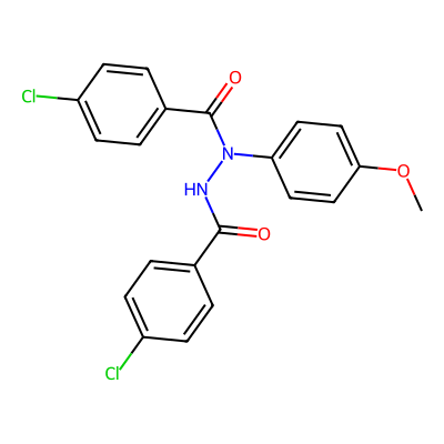 Chemical structure of Indomethacin EP Impurity F