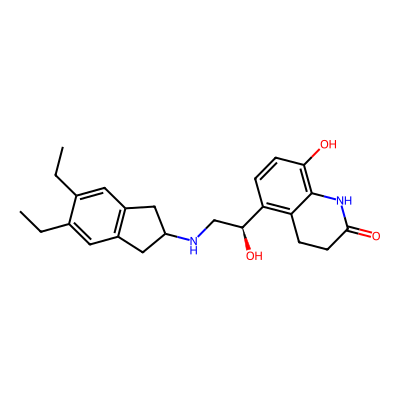 Chemical structure of Indacaterol Maleate Impurity 08