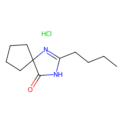Chemical structure of Irbesartan Lactam Impurity