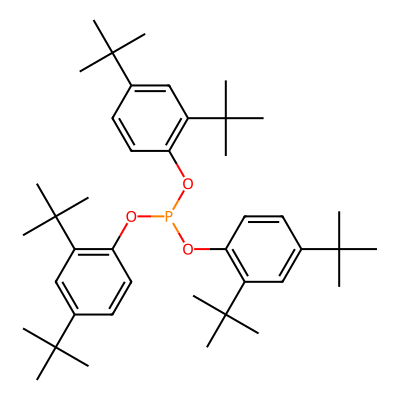 Chemical structure of Irganox 168