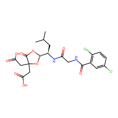 Chemical structure of Ixazomib S Isomer