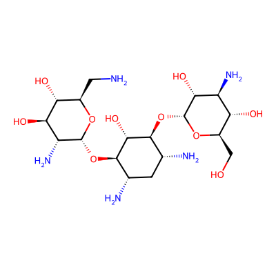 Chemical structure of Kanamycin B