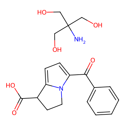 Chemical structure of Ketorolac