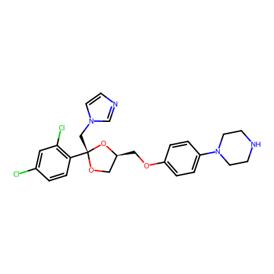 Chemical structure of Ketoconazole EP Impurity D