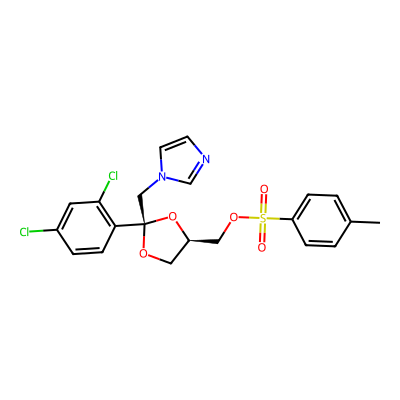 Chemical structure of Ketoconazole - Impurity E